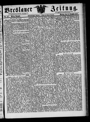 Breslauer Zeitung vom 10.12.1877