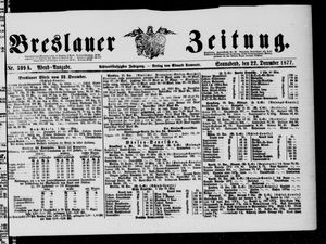 Breslauer Zeitung vom 22.12.1877