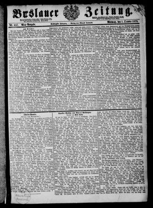 Breslauer Zeitung on Oct 1, 1879
