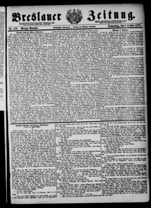 Breslauer Zeitung on Oct 2, 1879