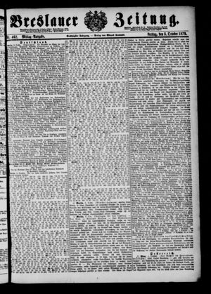 Breslauer Zeitung vom 03.10.1879