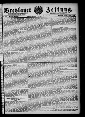 Breslauer Zeitung vom 08.10.1879