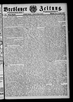 Breslauer Zeitung vom 08.10.1879