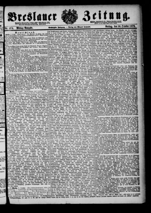 Breslauer Zeitung vom 10.10.1879