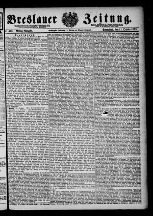 Breslauer Zeitung on Oct 11, 1879