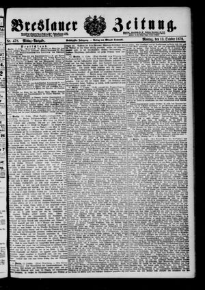 Breslauer Zeitung vom 13.10.1879