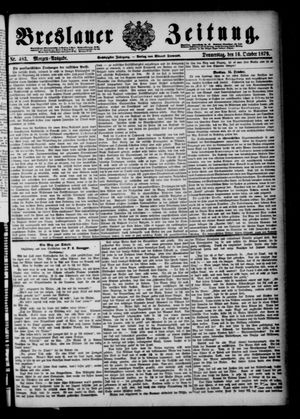 Breslauer Zeitung vom 16.10.1879