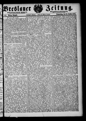 Breslauer Zeitung vom 16.10.1879