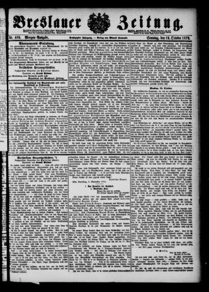 Breslauer Zeitung vom 19.10.1879