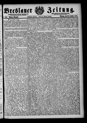 Breslauer Zeitung vom 20.10.1879