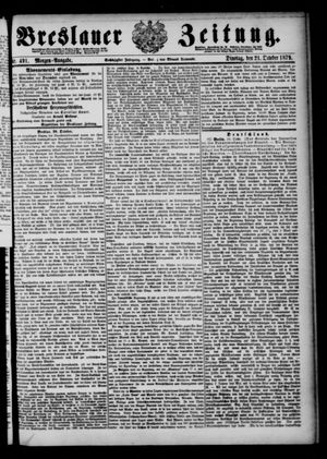 Breslauer Zeitung vom 21.10.1879
