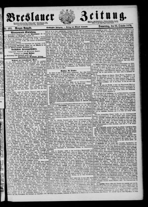 Breslauer Zeitung vom 23.10.1879