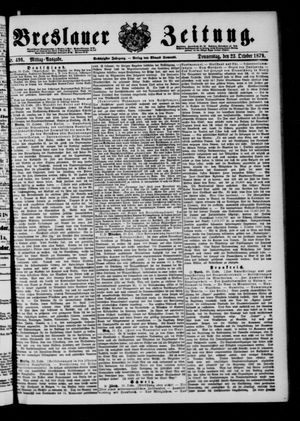 Breslauer Zeitung vom 23.10.1879