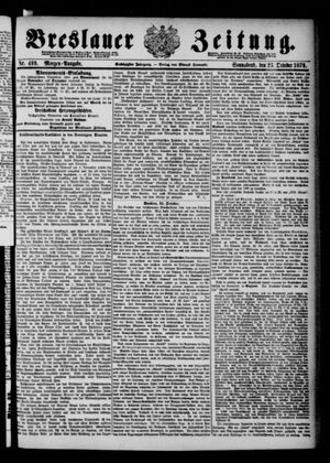 Breslauer Zeitung vom 25.10.1879