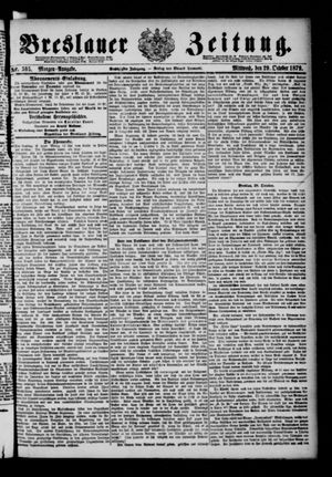 Breslauer Zeitung vom 29.10.1879