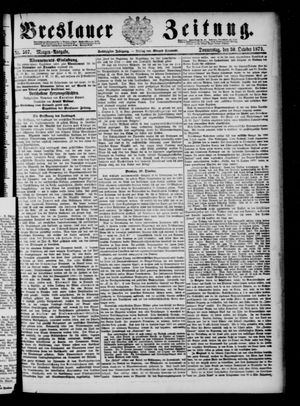 Breslauer Zeitung vom 30.10.1879