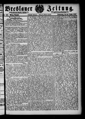 Breslauer Zeitung vom 30.10.1879
