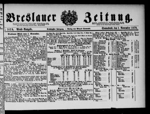 Breslauer Zeitung vom 01.11.1879
