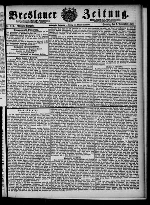 Breslauer Zeitung vom 02.11.1879