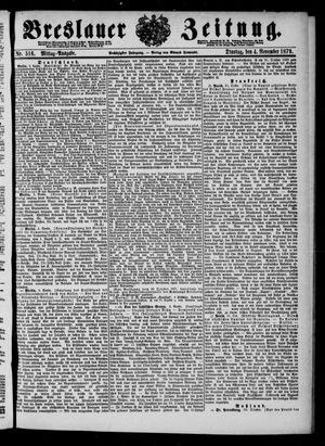Breslauer Zeitung vom 04.11.1879
