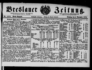 Breslauer Zeitung vom 04.11.1879