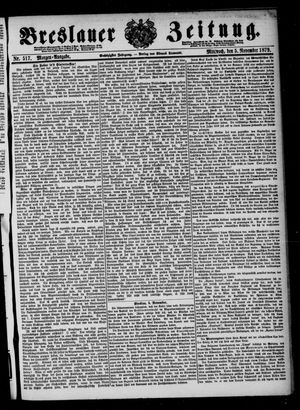 Breslauer Zeitung vom 05.11.1879