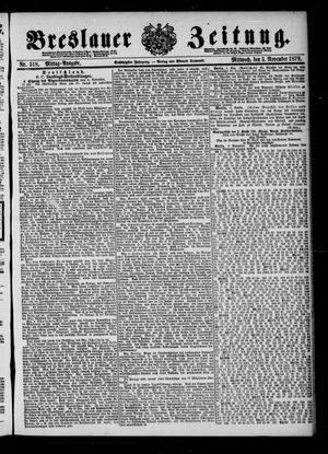 Breslauer Zeitung vom 05.11.1879