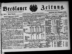 Breslauer Zeitung vom 06.11.1879