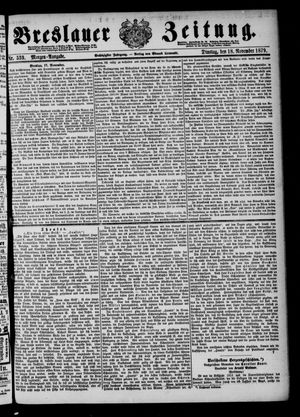 Breslauer Zeitung vom 18.11.1879