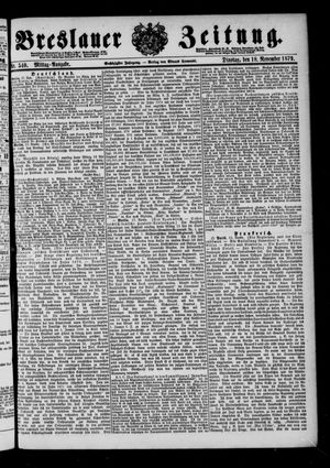 Breslauer Zeitung vom 18.11.1879