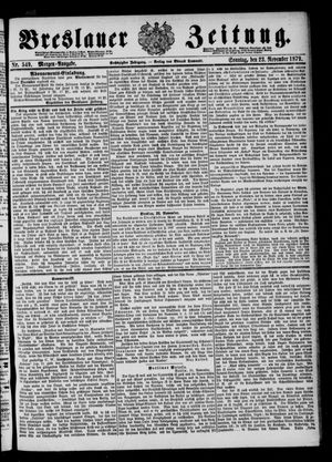 Breslauer Zeitung vom 23.11.1879
