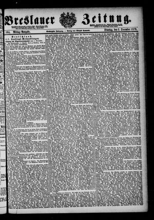 Breslauer Zeitung vom 02.12.1879