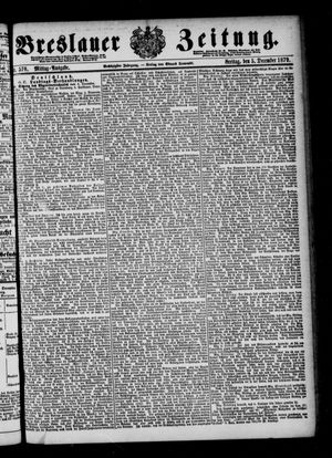 Breslauer Zeitung vom 05.12.1879