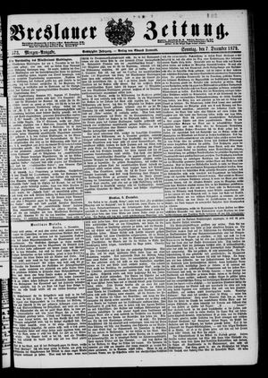 Breslauer Zeitung vom 07.12.1879