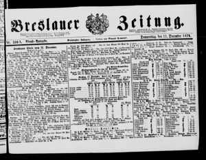 Breslauer Zeitung vom 11.12.1879