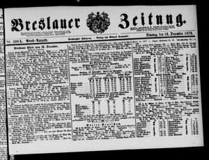 Breslauer Zeitung vom 16.12.1879