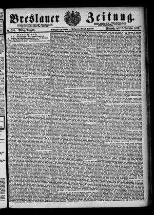 Breslauer Zeitung vom 17.12.1879