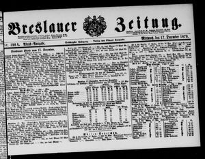 Breslauer Zeitung vom 17.12.1879