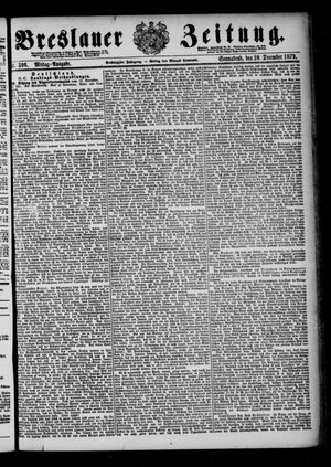 Breslauer Zeitung vom 20.12.1879
