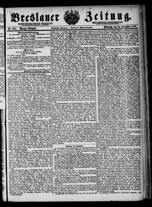 Breslauer Zeitung vom 24.12.1879