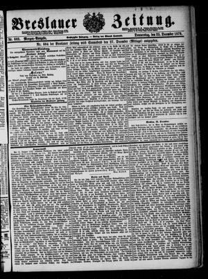 Breslauer Zeitung on Dec 25, 1879