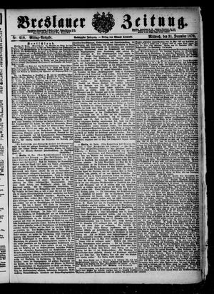 Breslauer Zeitung vom 31.12.1879