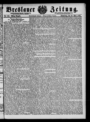 Breslauer Zeitung vom 22.04.1880