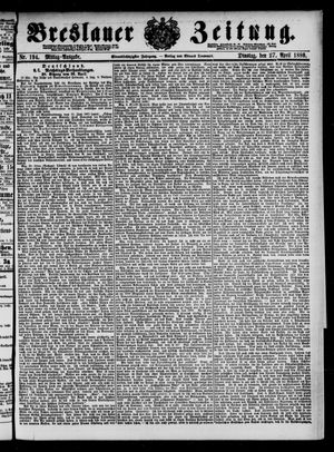 Breslauer Zeitung vom 27.04.1880