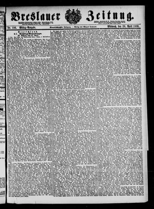 Breslauer Zeitung vom 28.04.1880