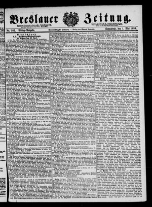 Breslauer Zeitung vom 01.05.1880