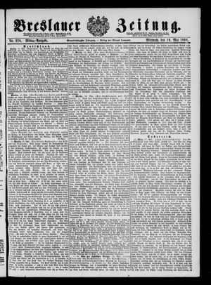 Breslauer Zeitung on May 19, 1880
