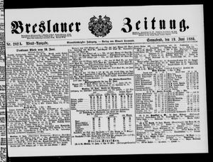 Breslauer Zeitung on Jun 19, 1880