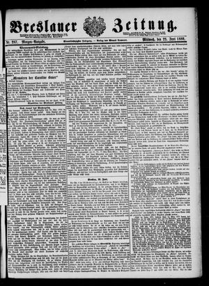 Breslauer Zeitung on Jun 23, 1880