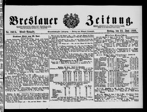 Breslauer Zeitung vom 25.06.1880